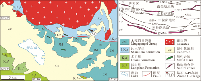 西藏中部聂尔错地区辉绿岩锆石U-Pb年龄与地球化学特征：对新特提斯洋板 